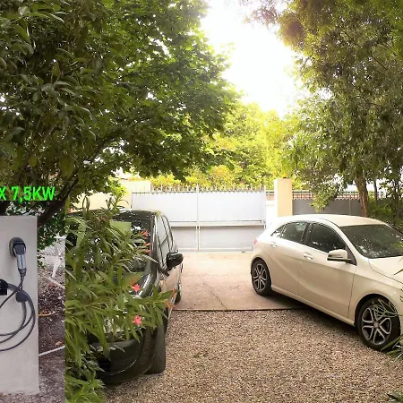 La Carcassonne, Cite 8 Min A Pieds, Clim, Piscine, Full Wifi, Borne 7,5kw, Velo Elect, Parking Prive Bed & Breakfast *