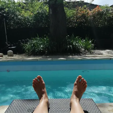 La Carcassonne, Cite 8 Min A Pieds, Clim, Piscine, Full Wifi, Borne 7,5kw, Velo Elect, Parking Prive