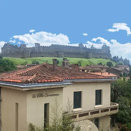 La Carcassonne, Piscine Chauffée, Cité à 600m, Clim, Parking, Borne Ve Alojamento de Acomodação e Pequeno-almoço Carcassonne